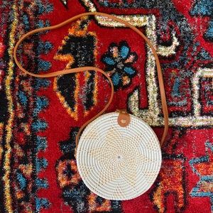Straw Crossbody Bag